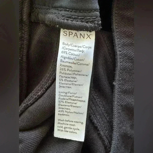 Spanx Women's Ankle Jean-ish Leggings Pants Jeans Small XL Black - Picture 14 of 16